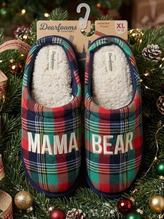 dearfoams Shoes - "MAMA BEAR" Slippers